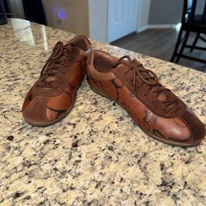 Coach Brown Leather Women's Sneakers